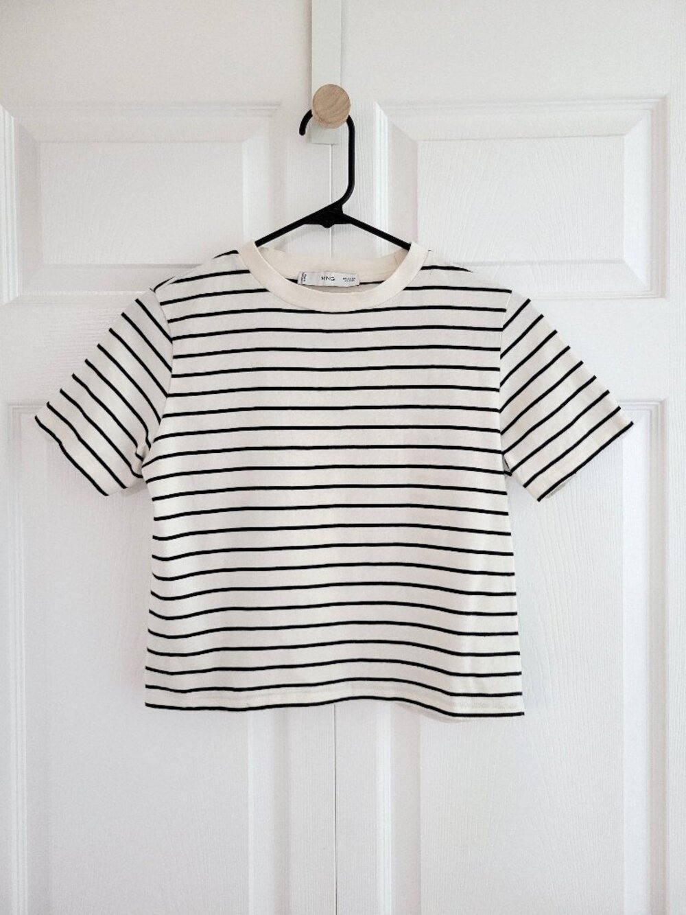 Mango striped jersey t-shirt
